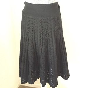 Anthropologie Moth Crochet Skirt Large